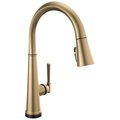 Delta Single Handle Pull Down Kitchen Faucet With Touch2O Technology 9182T-CZ-PR-DST